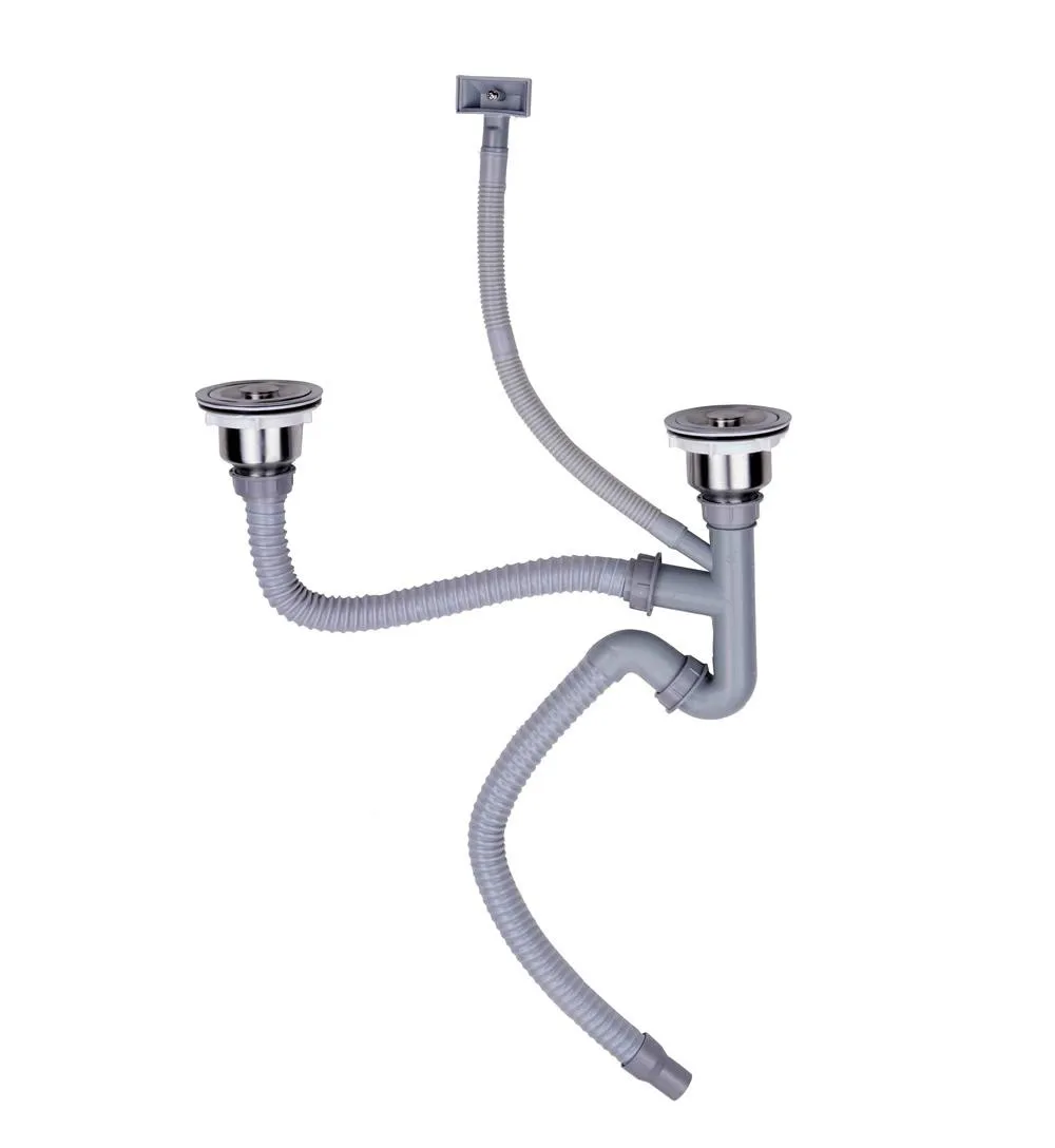 Match To Double Bowl Stainless Steel Siphon - Buy Sink Siphon,Wash ...