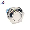 19mm Flat momentary elevator push buttonswitch 220v normally open push start doorbell metal button