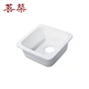 Customize bathroom shell sink solid surface basin stone