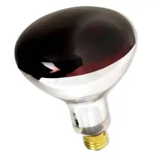 Sunlite 250 Watt Heat Lamp Infrared R40 130 Volt Tuff Skin