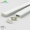 Super slim 8mm height flat aluminium led profile for floor light