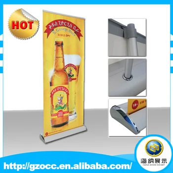Custom Roll Up Banner And Easy To Retractable Roll Up Stand