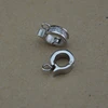 BXG018 Stainless Steel Spring Ring Clasp, Steel Round Spring Clasp Quick Link Connector with Auto Close Spring Gate, BRAND NEW