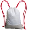 popular logo printed cheap drawstring gym bag with cord