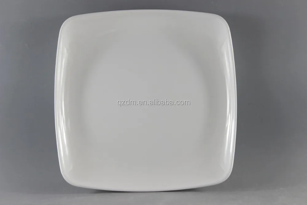 Blank Melamine Square Plate For Hotel And Restaurant