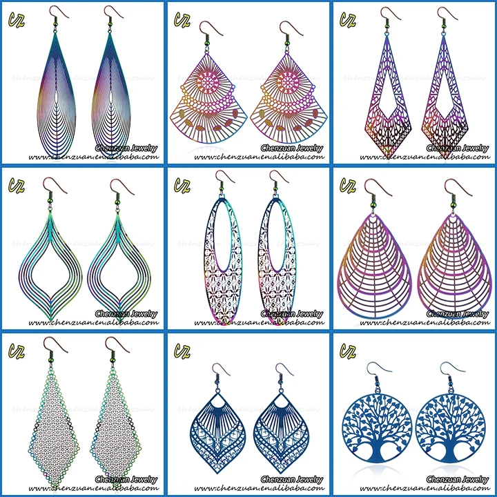 316L steel earrings