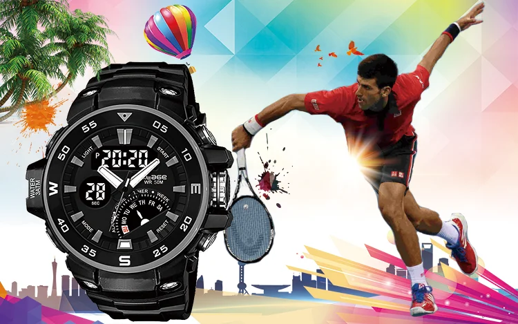 mens digital waterproof watch