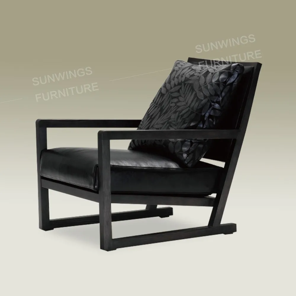 Hot koop hout ontwerp moderne leisure arm stoelen recliner ...