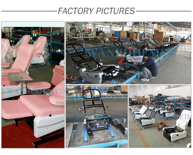 BXS105 Medical Equipment Manual Adjustable Blood Phlebotomy Dialysis Chair Blood Donor Chair .jpg