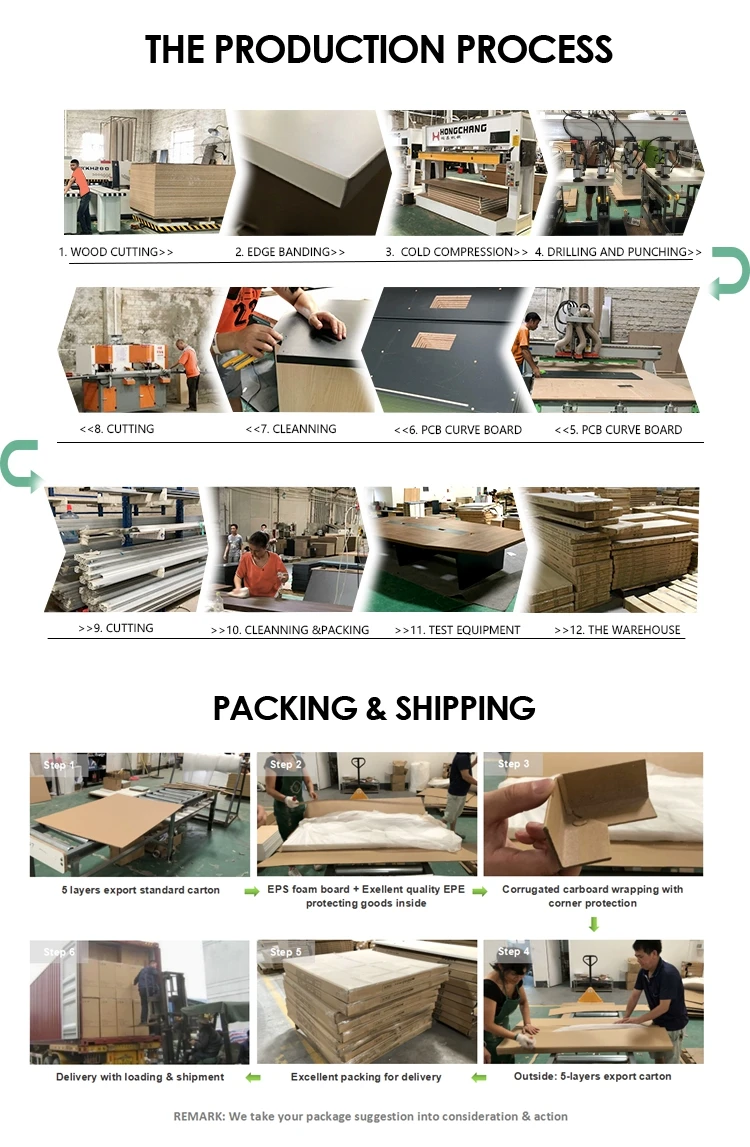 desk packing shipping