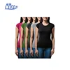 Sexy Basics Women's 5 Pack Casual & Active Basic Cotton Stretch Color T Shirts