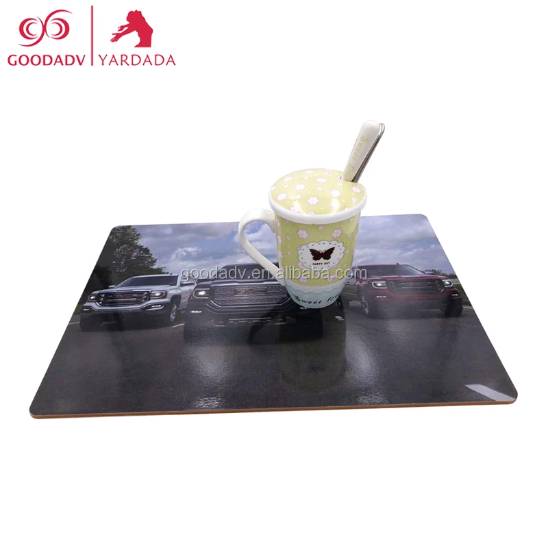 Cork Backed Placemats Wooden Cork Placemats And Coasters Custom Printed