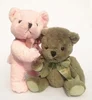Cute toy animal movable joints plush teddy bear couples for Valentine's day