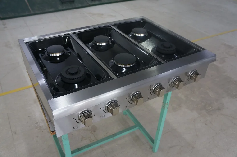 Built In 6 Burner Wok Gas Stove For Sale Buy Wok Gas Stove,Built In