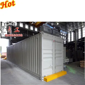 blasting booth shot container 40ft sand peening larger equipment