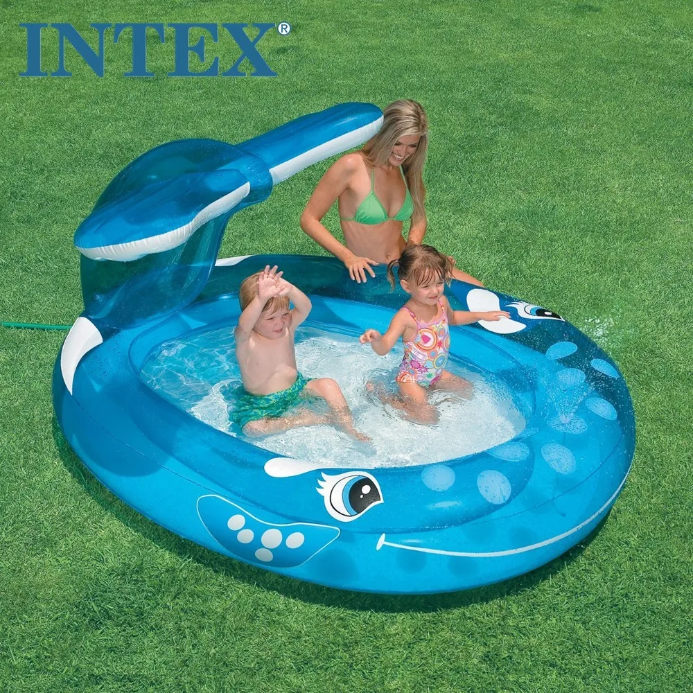 Детский бассейн Intex Whale Spray 57435