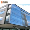 competitive price tempered glass and aluminium curtain wall