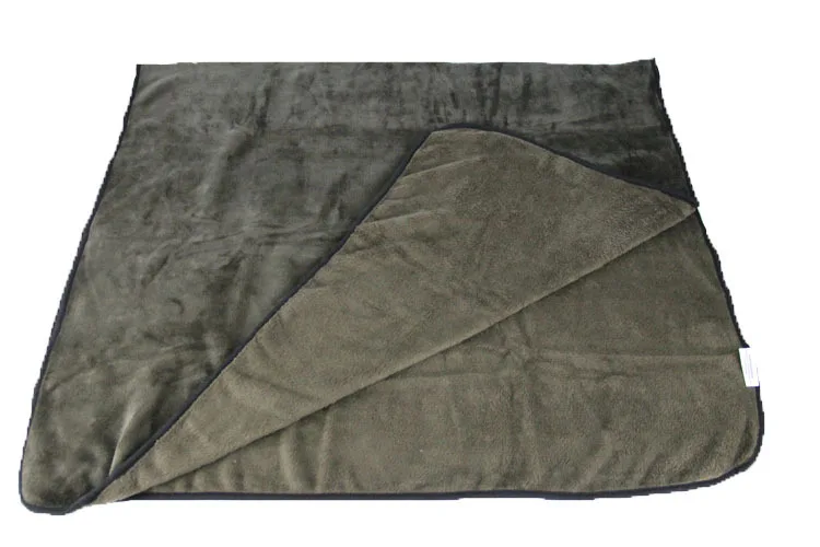 Foldable Polar Fleece Car Airplane Travel Moving 2 In 1 Pillow Blanket