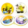 PORTABLE CLAMSHELL SHAPE ZIPPER METAL TIN DVD PACKING BOX CD HOLDER KEEPING 24 DISCS