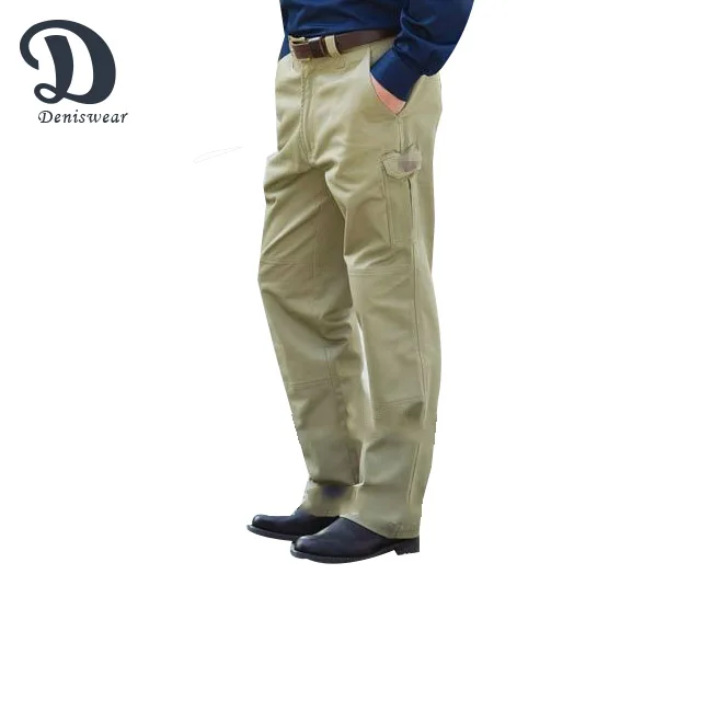 mens khaki work trousers
