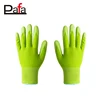 Colorful seamless knitting fitness work out rubber dipped gloves