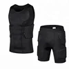Honeycomb Padded Compression Vest Shorts Men Inner Wear Sports Fitness Protector Anticollision
