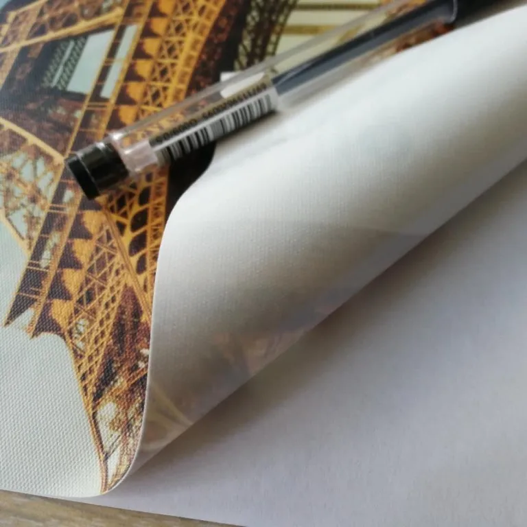 Inkjet Print Removable Self Adhesive Polyester Canvas Wall Covering