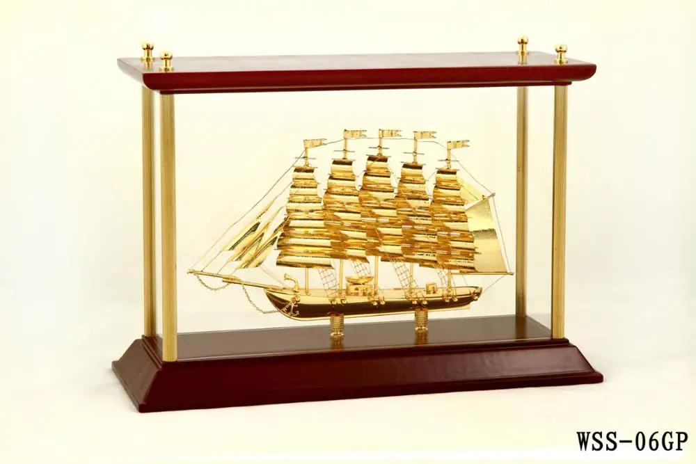 24k Gold Ship Model From Vietnam For Company Business Buy 24k Gold