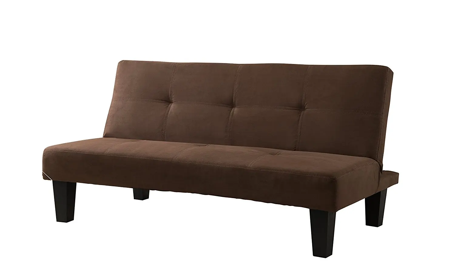 Pilaster Designs Chocolate Microfiber With Adjule Back Pilaster Designs Chocolate Microfiber With Adjule Back Klik Klak Sofa Futon Bed Sleeper
