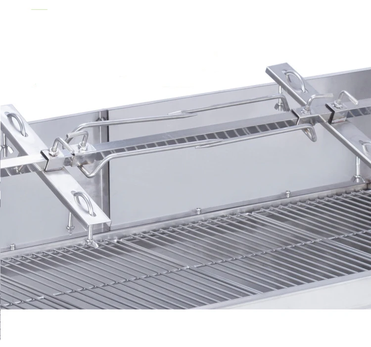 Spit Rotisserie Stainless Steel Auto Rotating Lamb Bbq Grills Automatic Roasting Kebab Skewers