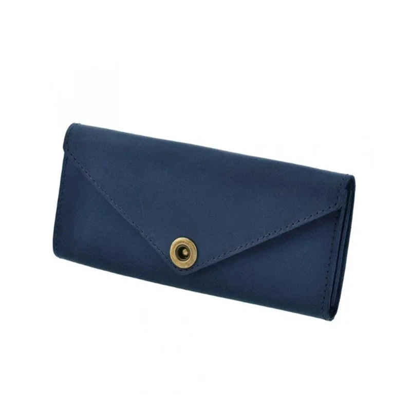 Made in China Wholesale minimalist PU leather ladies wallet for women fashion designer long slim cash envelope card money purses