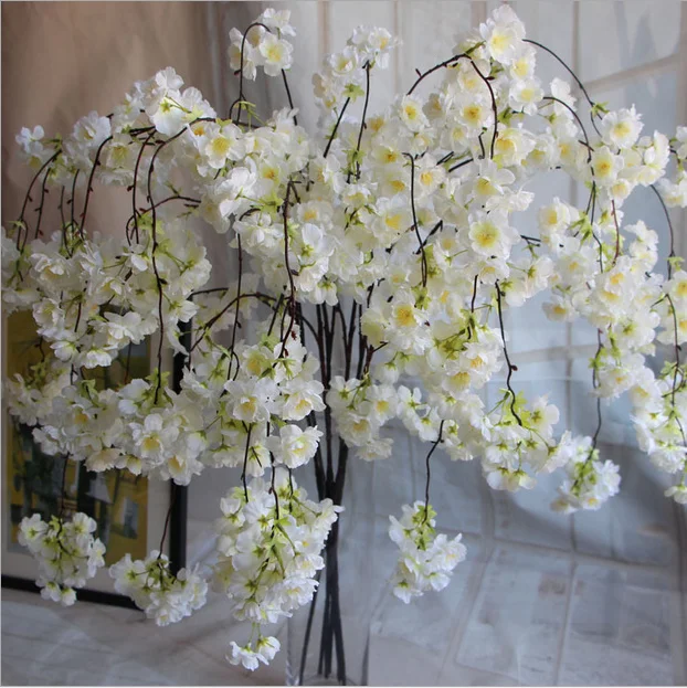 Wholesale Artificial Cherry Blossom 139cm Long Stem Silk Artificial