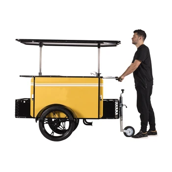 push bike and trailer