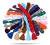 AliLeader Kanekalon Jumbo Braid Hair 82 Inch 165G Crotchet Braids Pure Color Synthetic Braiding Hair Black Blond Pink Purple