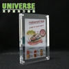 UNIVERSE Factory Table Clear Menu Acrylic Rotary Table Sign Luxury