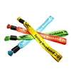 Promotional Woven Event Fabric Satin Wristband Bracelets