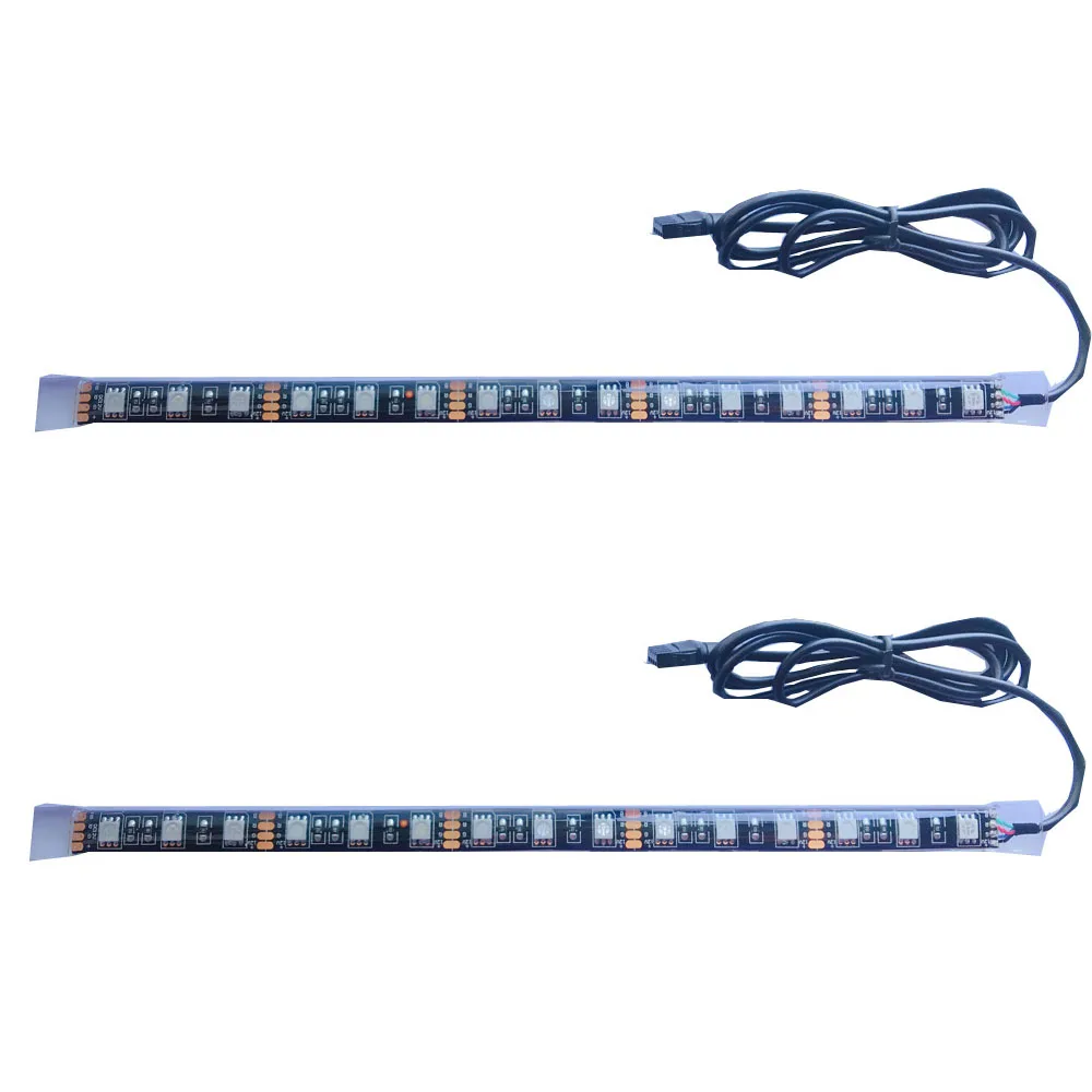 Super Bright 8pcs C  LED DC12V Motorcycle Light Waterproof  RGB Flexible LED Strips