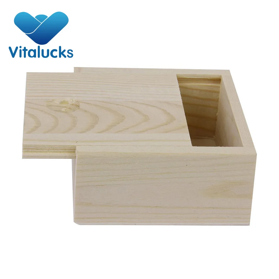 Small Slid Lid Plain Wood Unfinished Wooden Boxes Wholesale Buy Small Plain Wooden Box