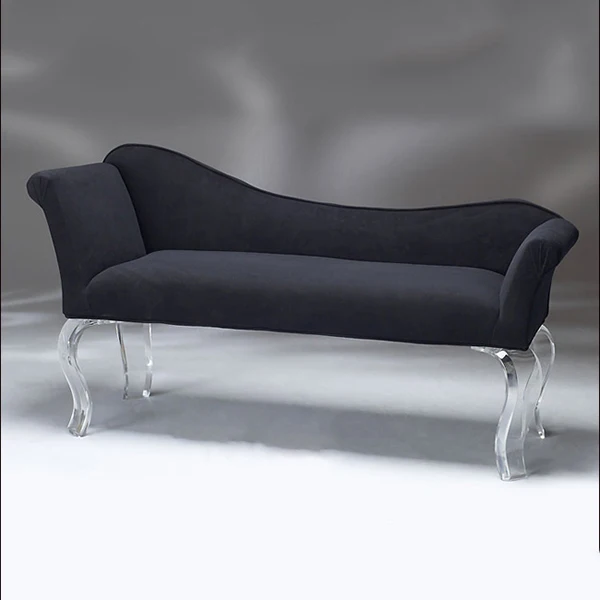European Style Lucite Clear Acrylic Sex Bench Seat Modern Sofa