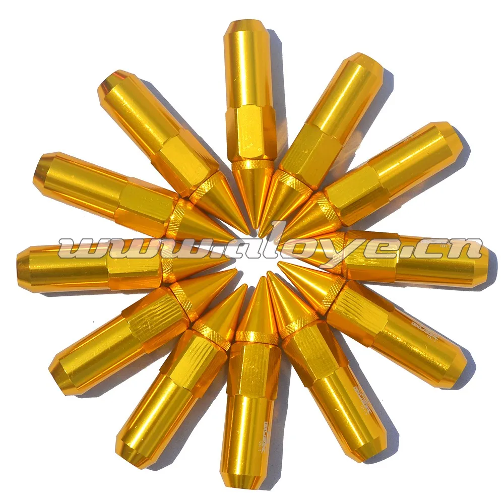 M12 X P1.5 Aluminum Wheel Lock Nut With Spikes Buy Wheel Lock