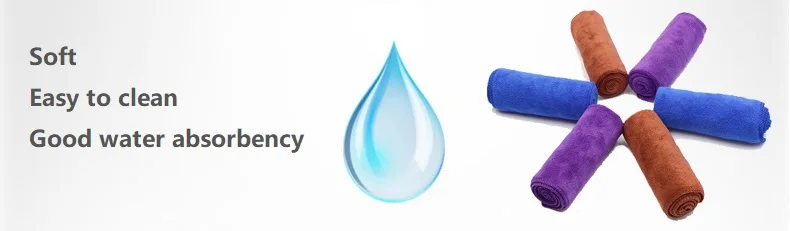 SS-WT2 40x60cm 350gm2  Car Cleaning Washing Super Absorbent Microfiber Towel