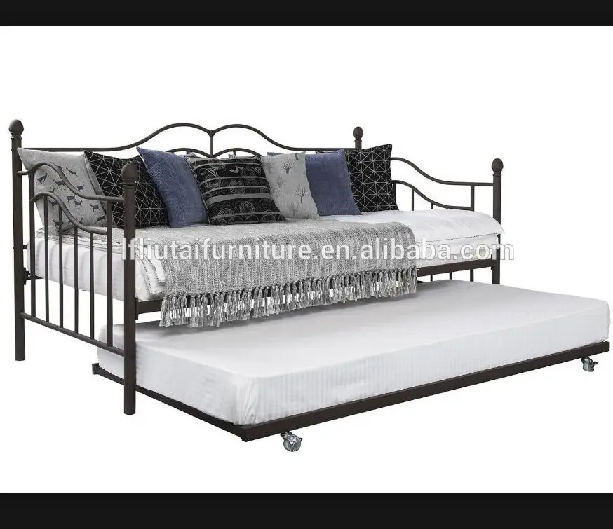 Sofa Bed Design Wrought Iron Metal Day With Trundle Sofa Bed Design Wrought Iron Metal Day With Trundle Designs Set