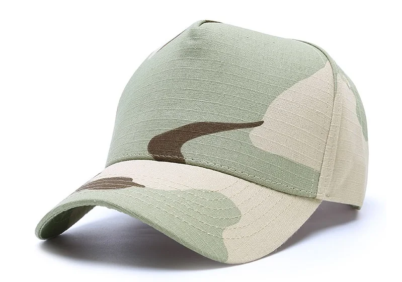Military Green Baseball Caps Camouflage Baseball Caps With Long Visor