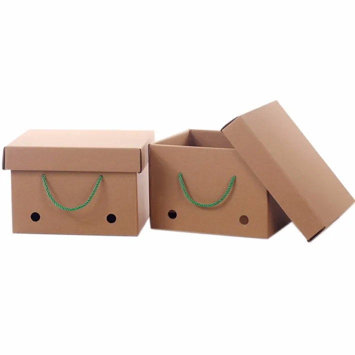 Custom Shipping Boxes Corrugated Cartons With Rope Handle Buy Cartons,Shipping Boxes,Shipping