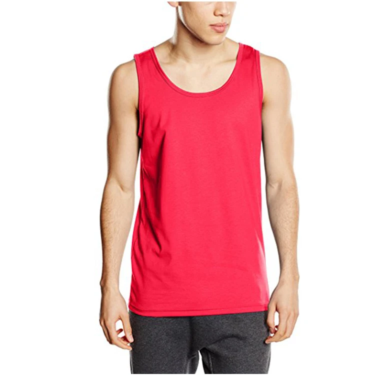 Wholesale New Fashion Custom 100% Polyester Men's Dry Fit Muscle Tank ...