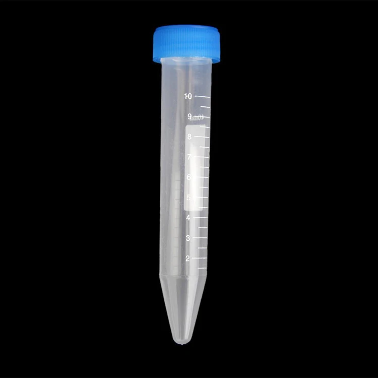 Lab Disposable Plastic 10ml Centrifuge Tube With Round Bottom