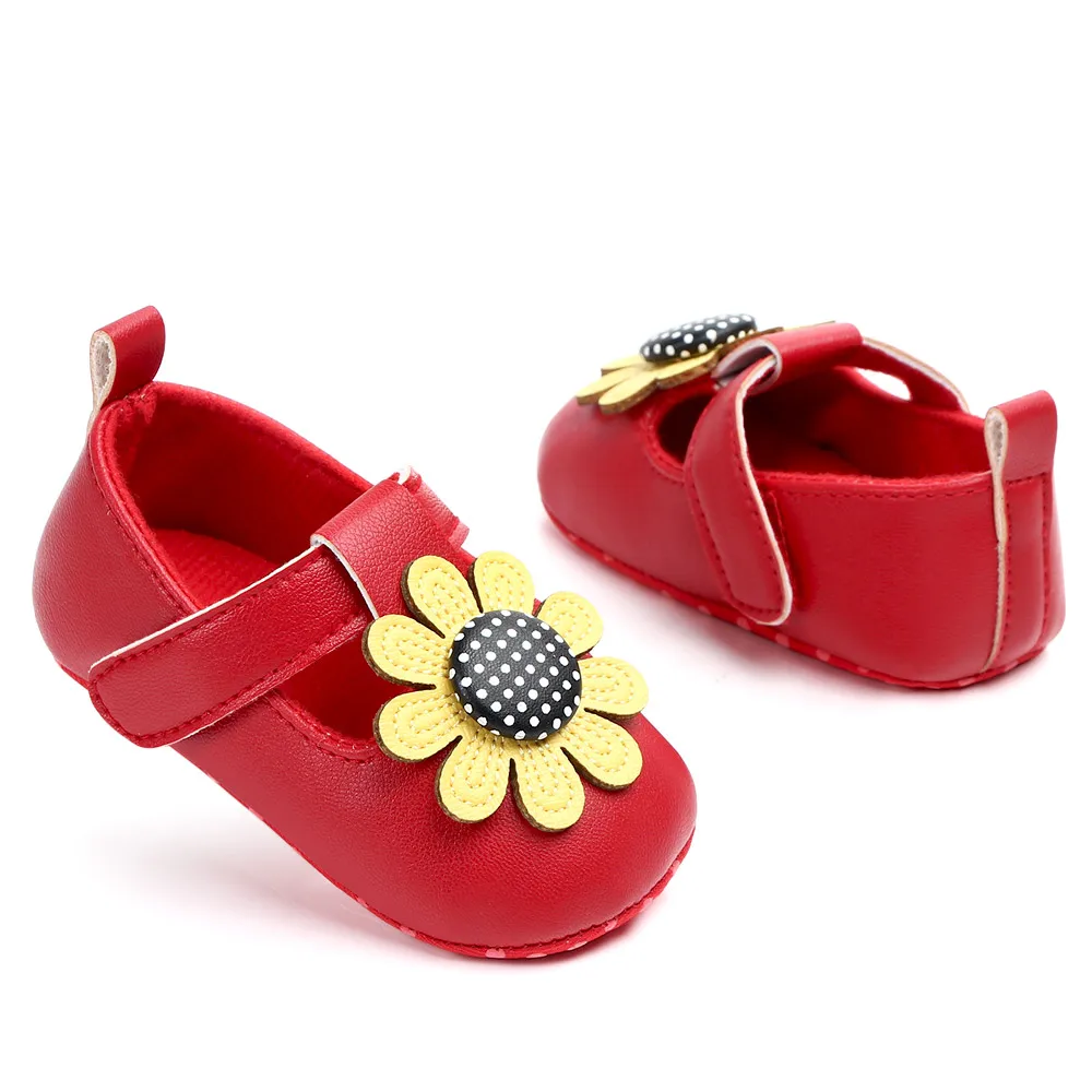 sunflower baby shoes