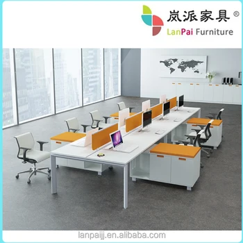 Office Furniture 6 People Modern Open Workstation Lb 14 Office Furniture 6 People Modern Open Workstation Lb 14