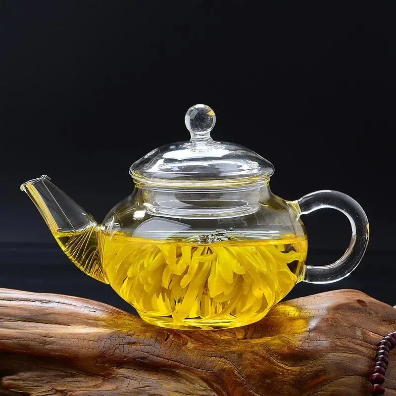 Hot Sale Clear Glass Teapot 200ml,Blooming Tea Pot With Infuser Buy