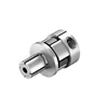 Costome High Precision CNC Machine Knob of White Zinc Steel